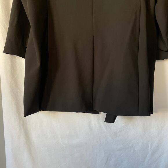 Calvin Klein Womens Blazer Jacket Career Longer Length Size 18W Black Plus - Picture 8 of 11